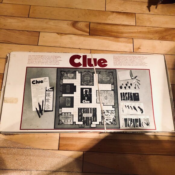 VINTAGE Clue COMPLETE Parker Brothers 1972 Classic Detective Board Game Canada - Picture 9 of 9